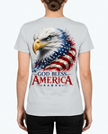 USA 250th Anniversary Eagle Unisex Cotton V-Neck Tee, sizes XS - 3XL